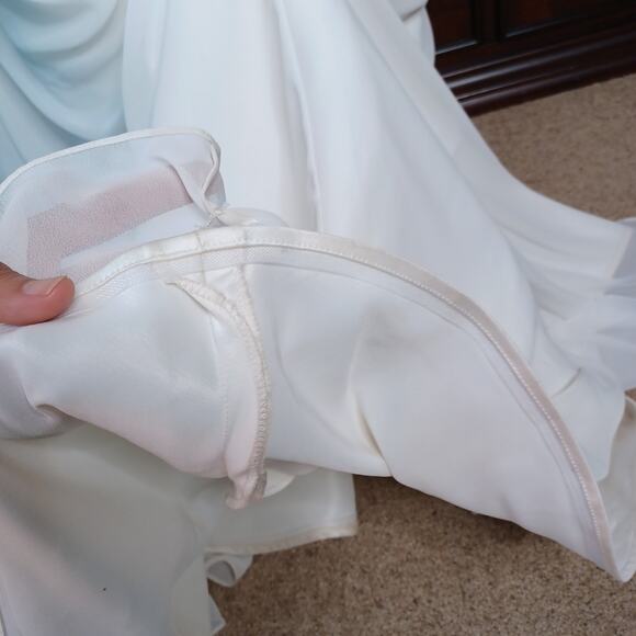 Symphony Of Venus Corset Wedding Gown Beaded Detail Waist Bridal Dress - Picture 8 of 12